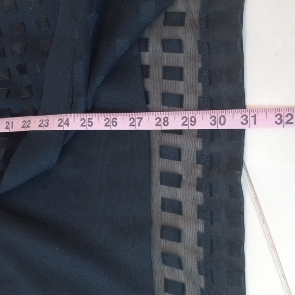 R&M Richards Karen Kwong Layered Top Open Jacket Black Size 16W - Picture 13 of 14